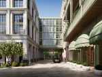 The arrival area of the Four Seasons Hotel and Residences in Charleston South Carolina developed by Strategic Property Partners.