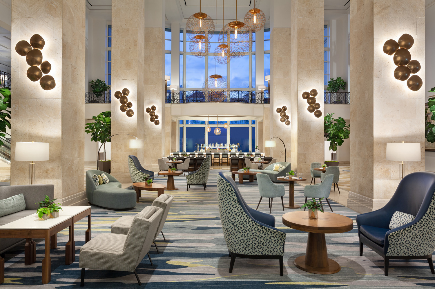 The tampa marriott hotel lobby