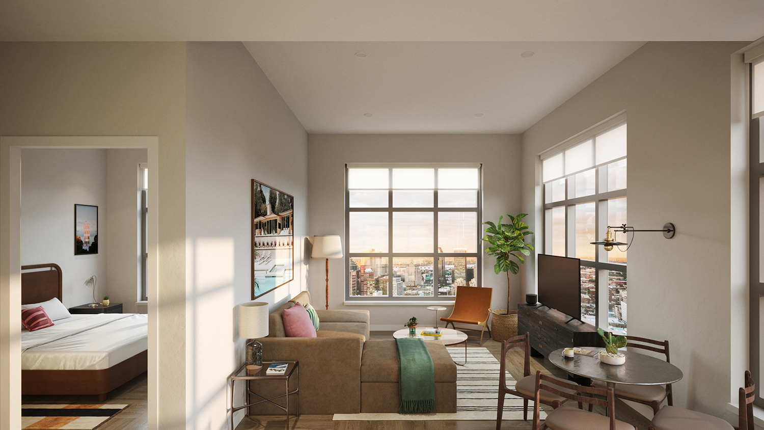 Roost Tampa hotel room