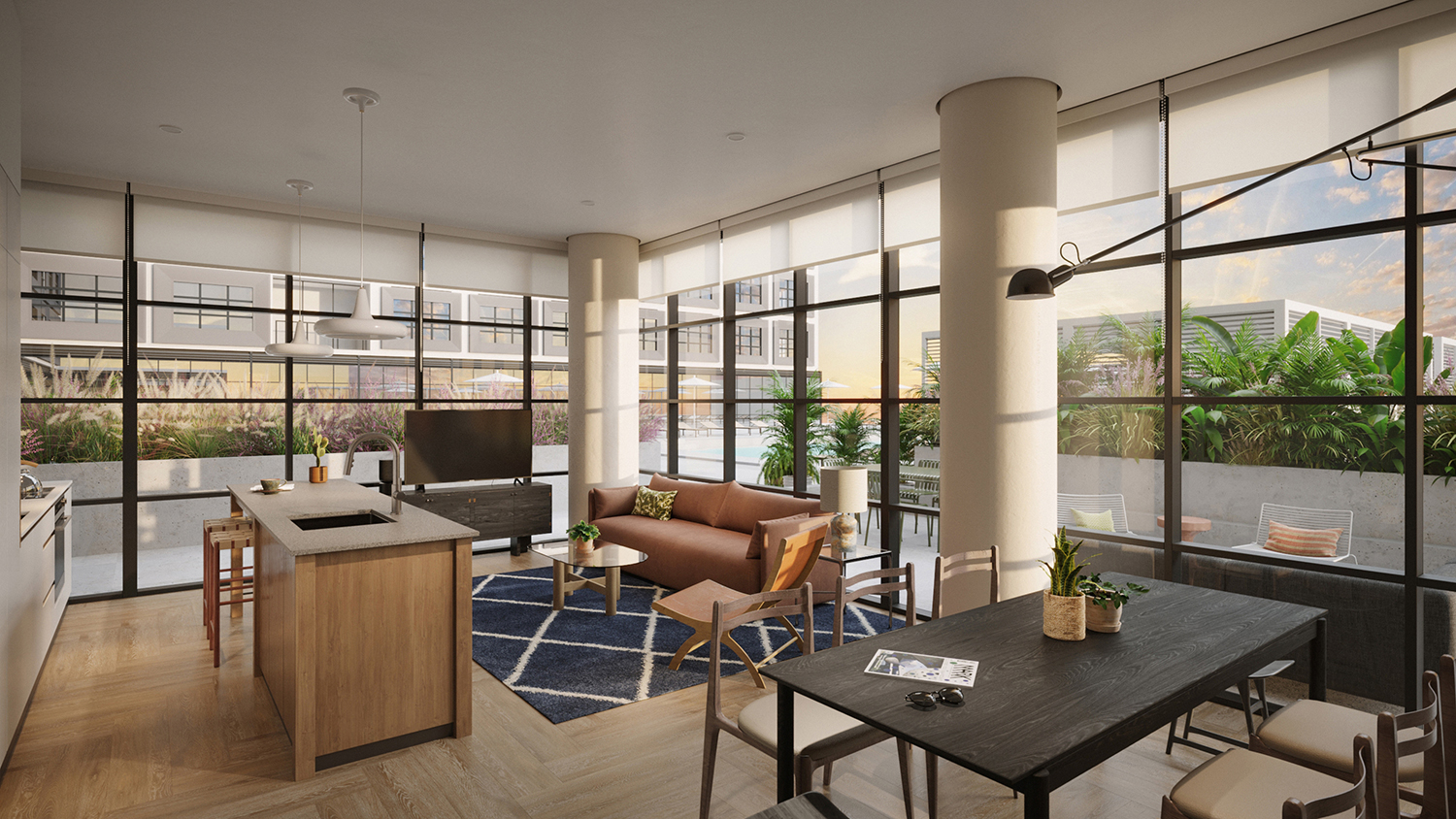 A Roost Tampa hotel room